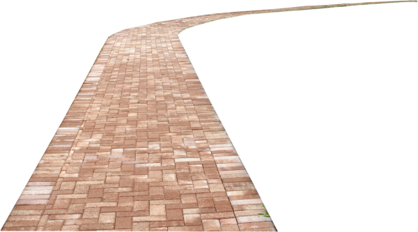 Дорожка на белом фоне