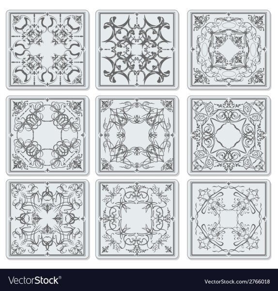 Эскизы для росписи плитки