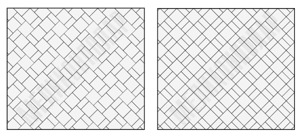 Схема раскладки брусчатки 200х100