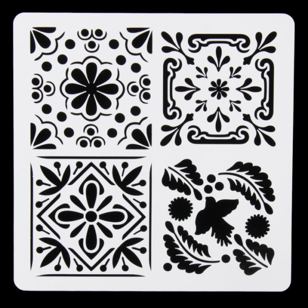 Зеленая квадратная плитка