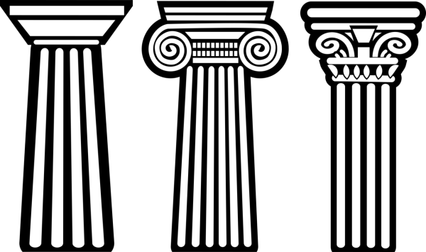 Дорический ордер древней Греции