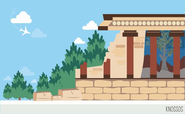 Греция Олимп вектор