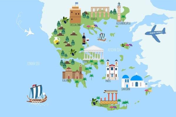 Векторное изображение Греция