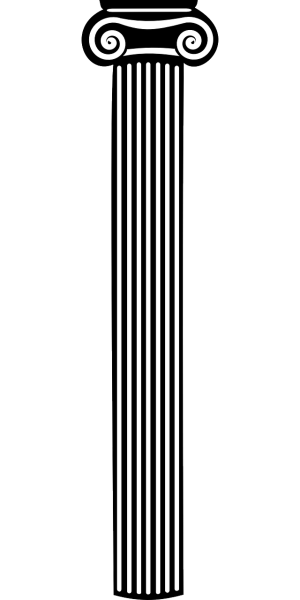 Стилизованные греческие колонны