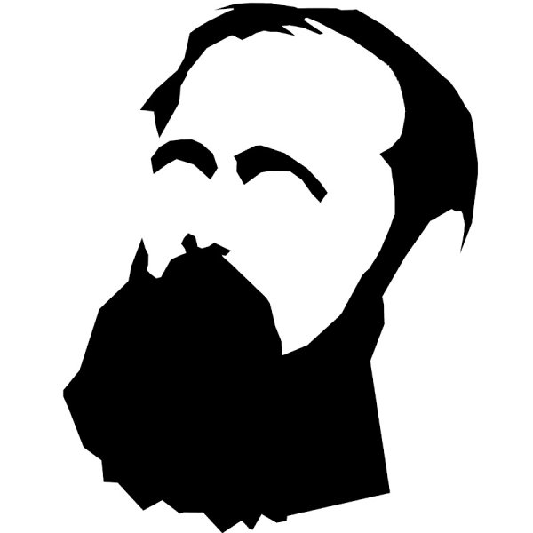 Силуэтный портрет Достоевского