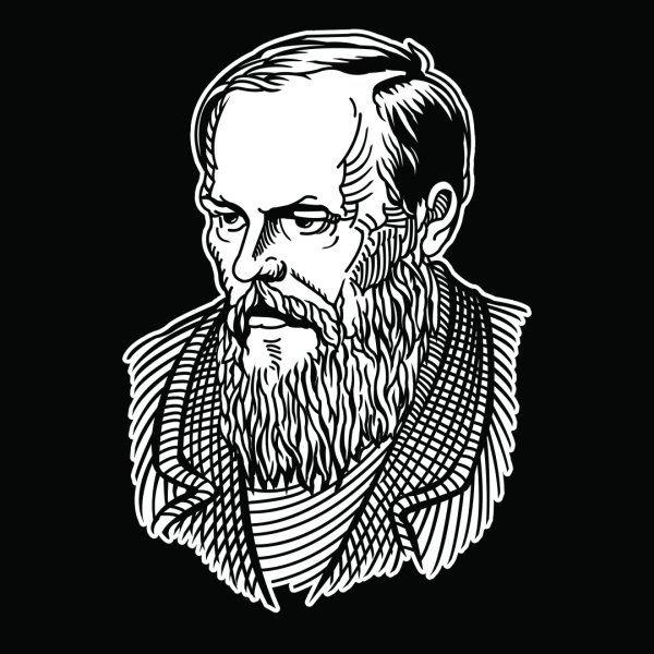 Гафика портрет Достаевский