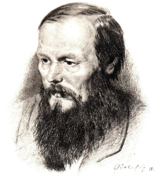 Фёдор Достоевский шарж