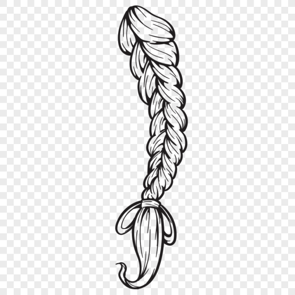 Косичка вектор