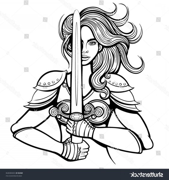 Рисунки раненых амазонок