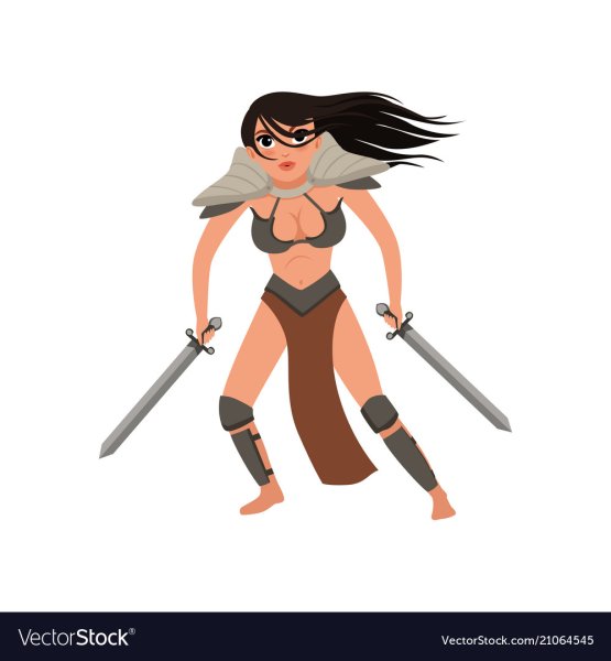 Воительница эскиз