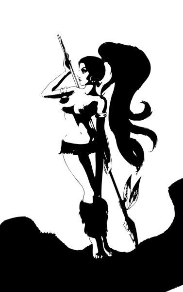 Эскизы амазонки