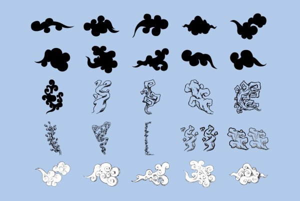 Дым стилизация