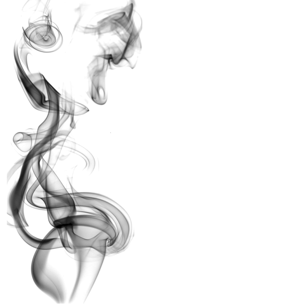 Дымок на прозрачном фоне