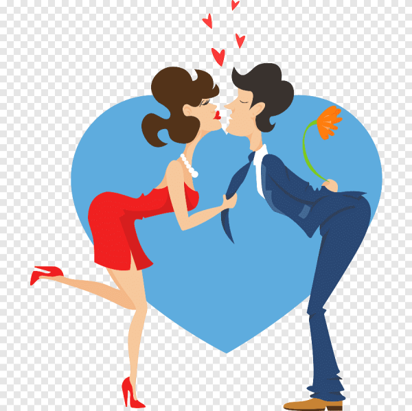 Влюбленные пары вектор