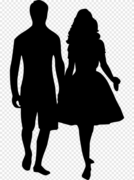 Мужской и женский силуэт