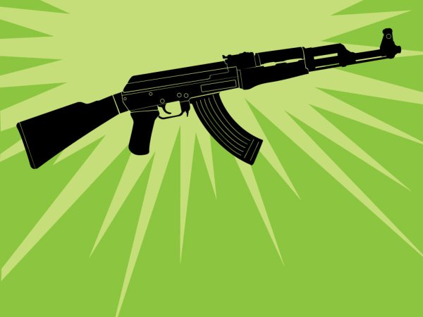 АК 47 хромакей