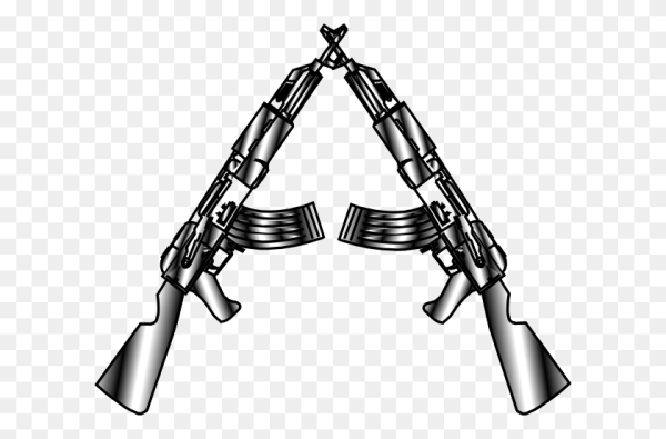 Перекрещенные автоматы Калашникова