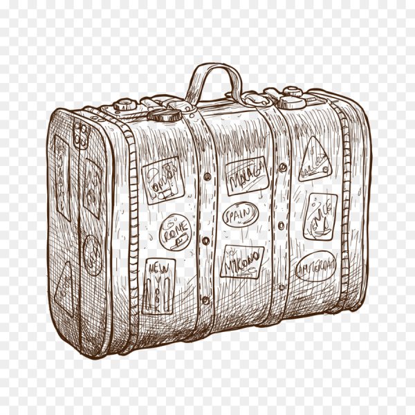 Чемодан рисунок