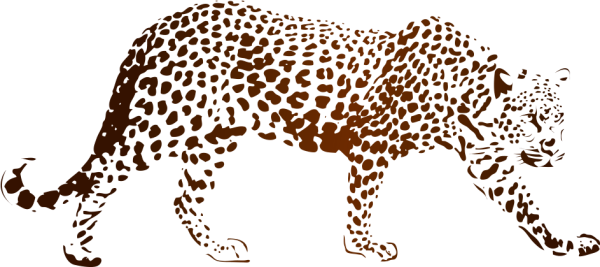 Силуэт гепарда
