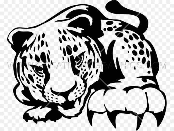 Наклейка голова леопарда