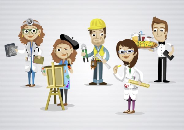 Профессии мультяшные