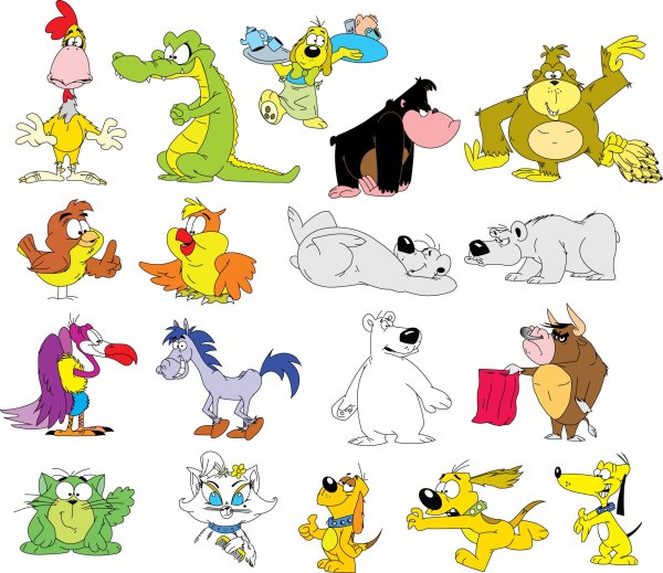 Мультипликационные животные