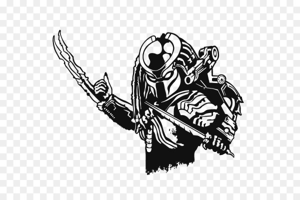 Хищник наклейка