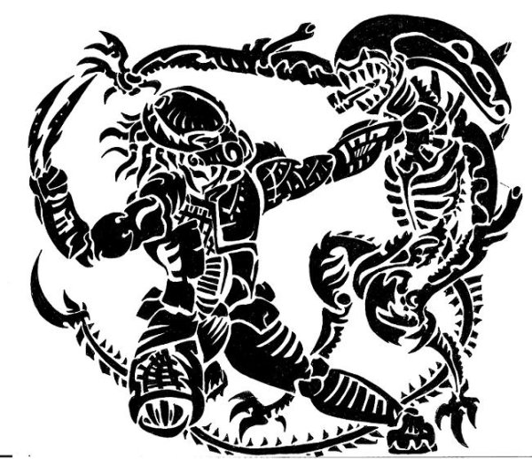 Трафарет чужого