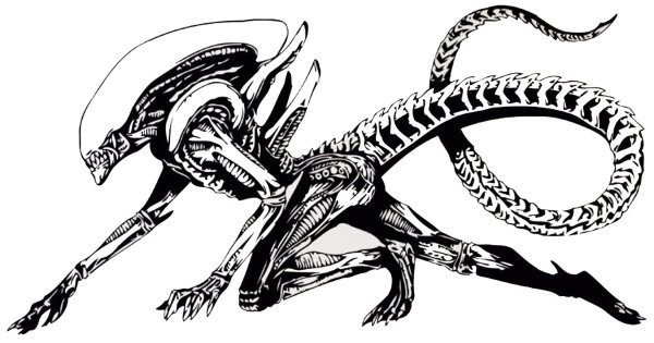 Тату ксеноморфа