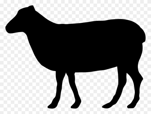 Овца силуэт