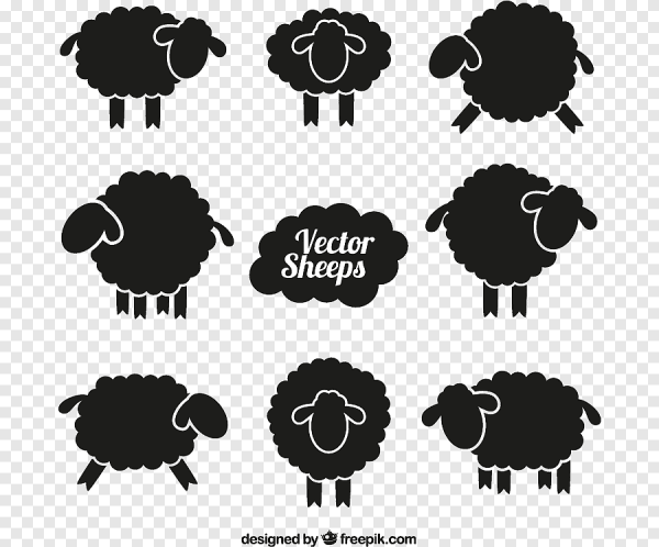 Овцы стилизованные