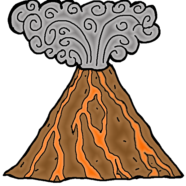 Вулкан для детей