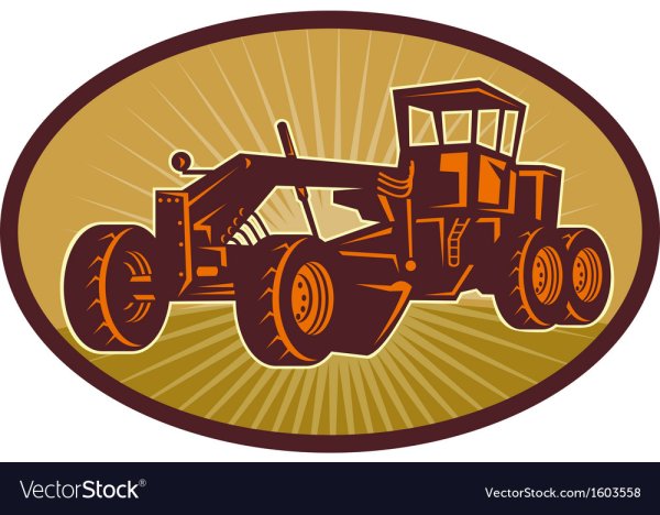 Эмблема дорожной техники