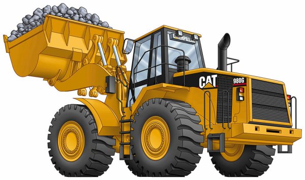 Автогрейдер вектор
