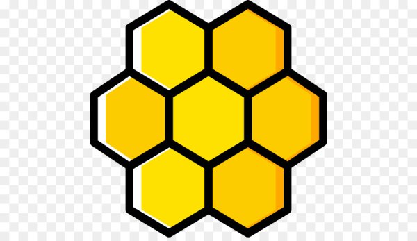 Значок соты пчелиные
