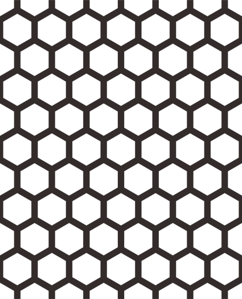 Гексагональная сетка а4