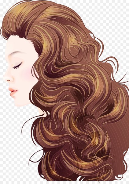 Мультяшные волосы