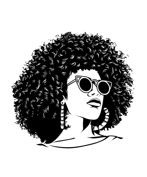 Кудрявый силуэт