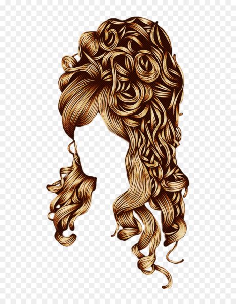 Кудрявые волосы для фотошопа