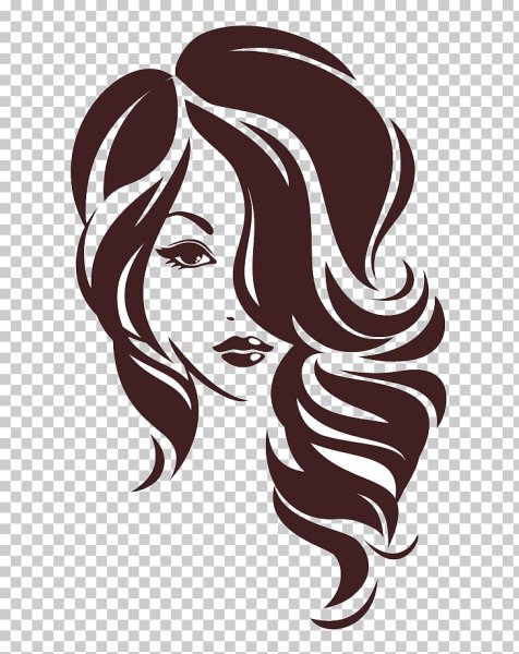 Очертания женского лица