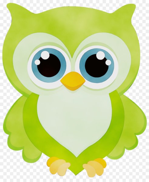 Сова мультяшная