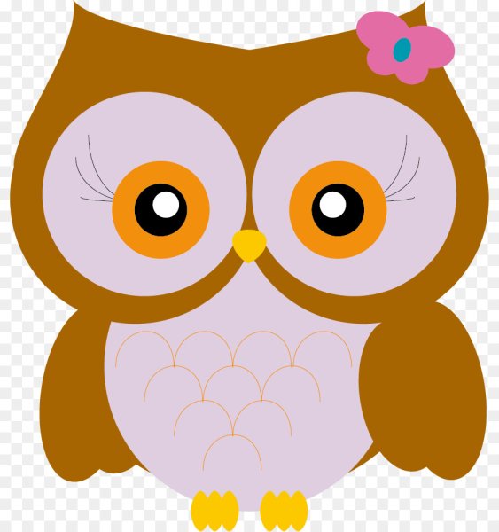 Совы мультяшные