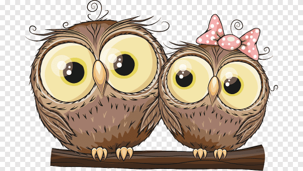 Сова мультяшная