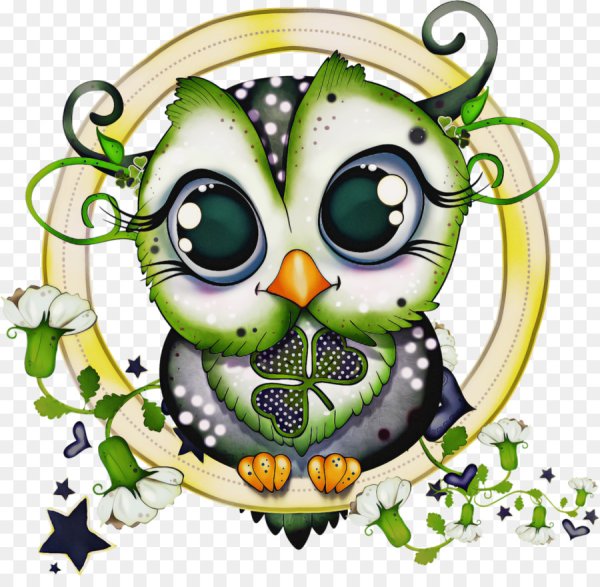 Сова мультяшная