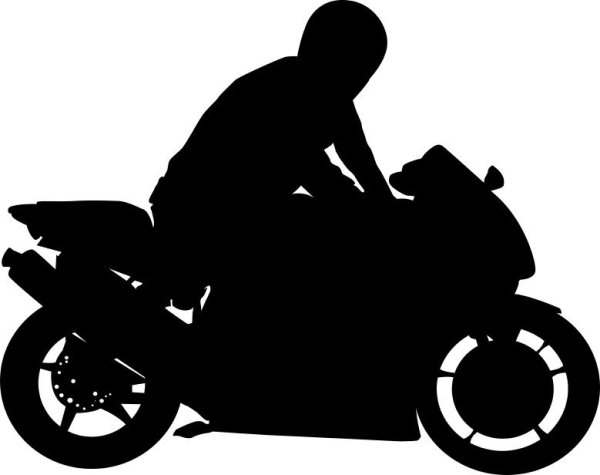 Силуэт мотоцикла