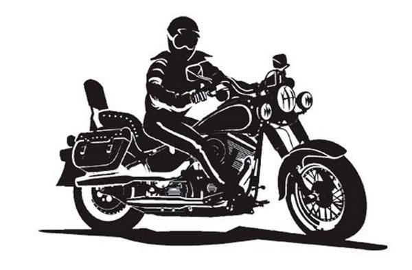 Harley Davidson мотоцикл вектор