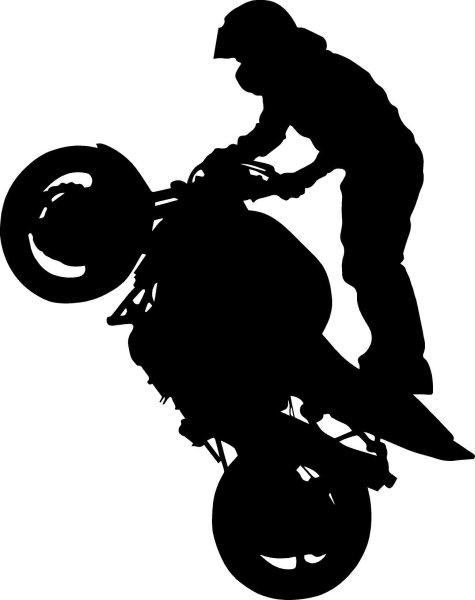 Мотоциклист Графика