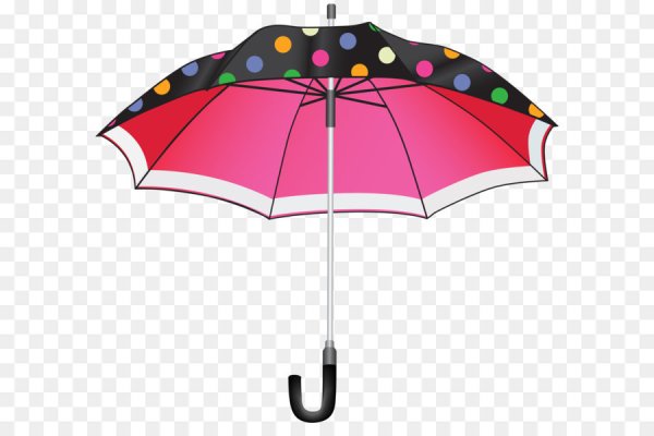 Зонт на прозрачном фоне