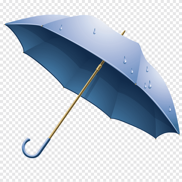 Зонтик мультяшный синий