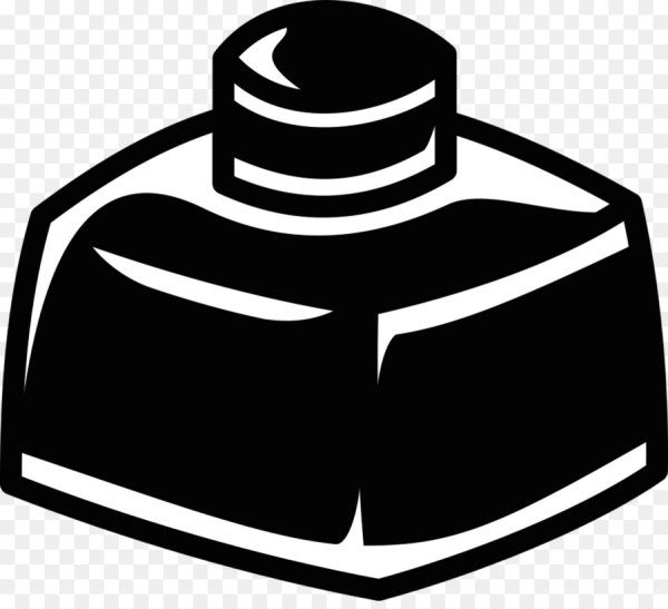 Черно-белая чернильница